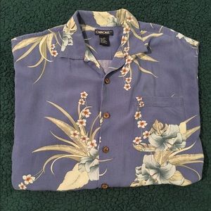 Cherokee floral button up